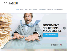Tablet Screenshot of collate.co.uk